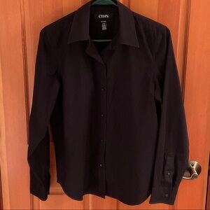 Chaps Women’s Black long sleeve blouse